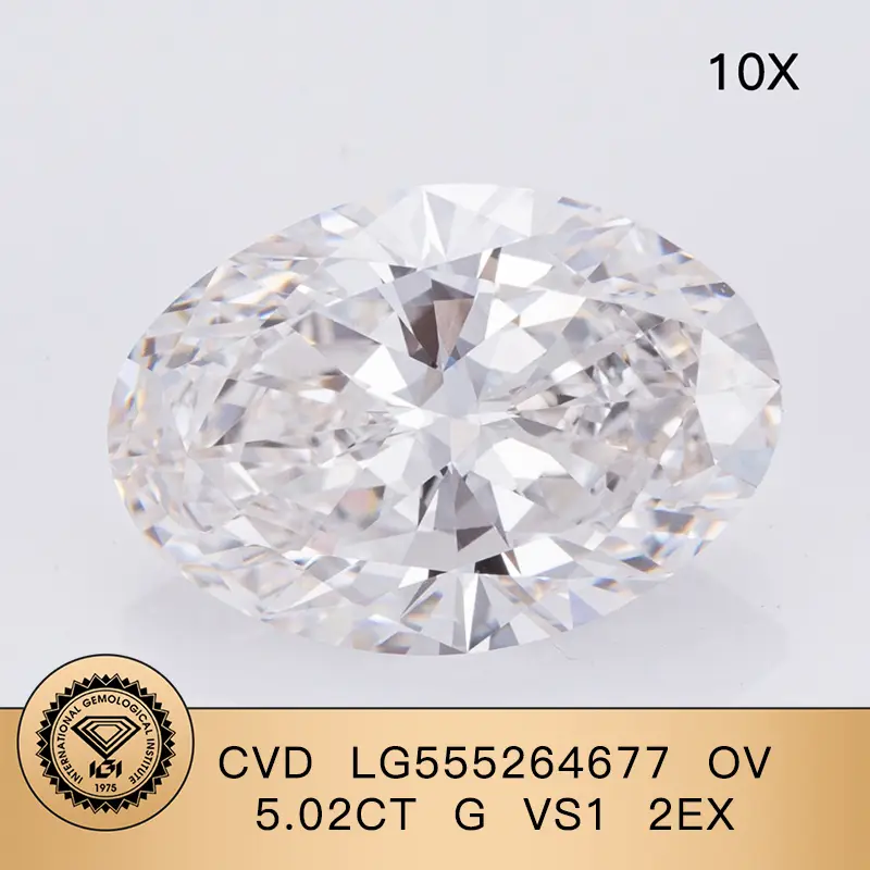 Gioielli messi ovali 5.02ct g vs1 2ex cvd lab diamond lg555264677 1
