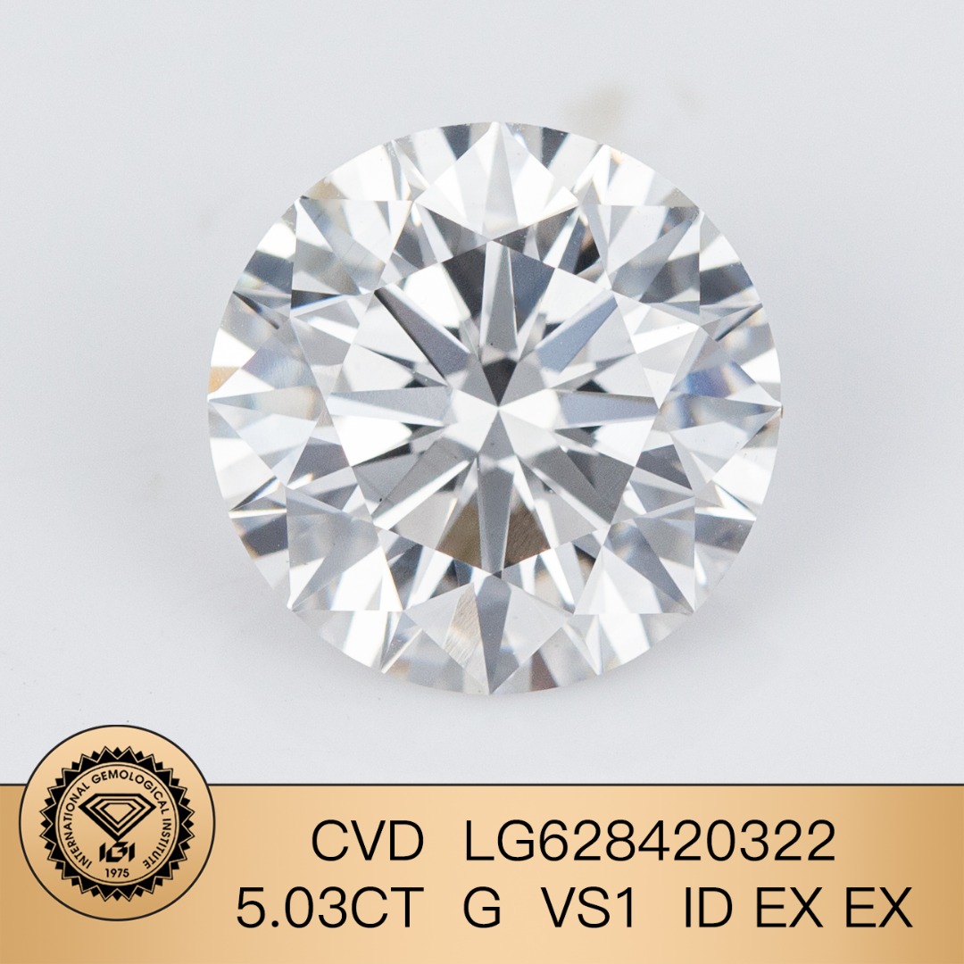  Kalidad 5.03CT G VS1 ID EX EX CVD LG628420322 Manufacturer | Messi Alahas 