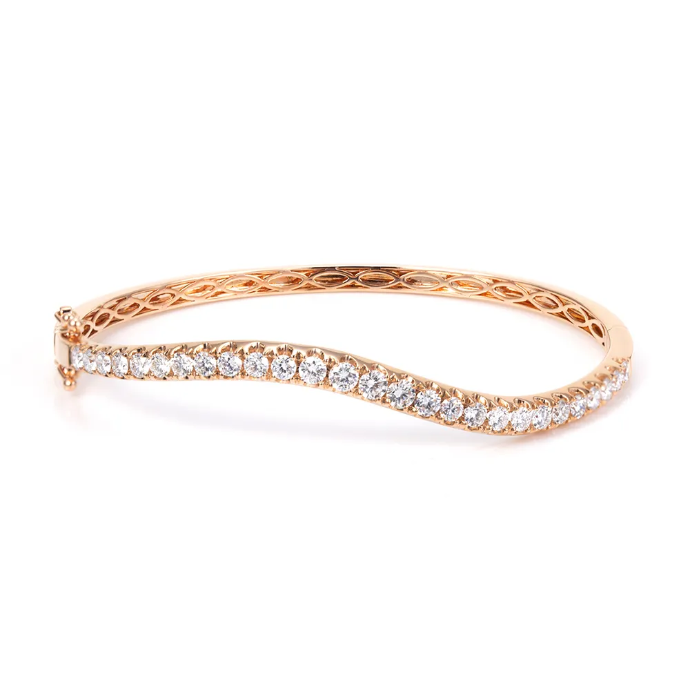 Lab Grown Diamond Tennis Bracelet by Messi Jewelry 2