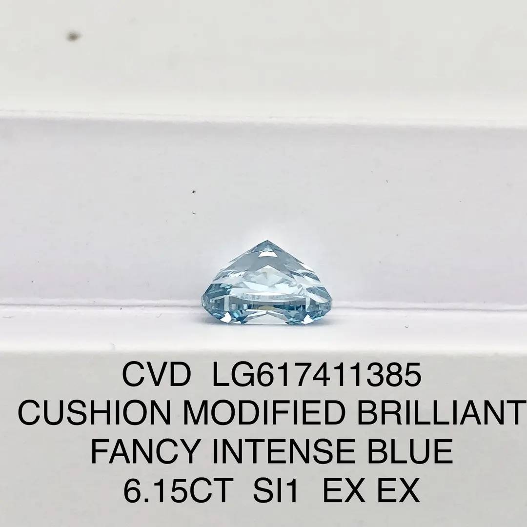 5ct Lab Diamond - Messi Jewelry Brilliant Blue SI1 CVD 2