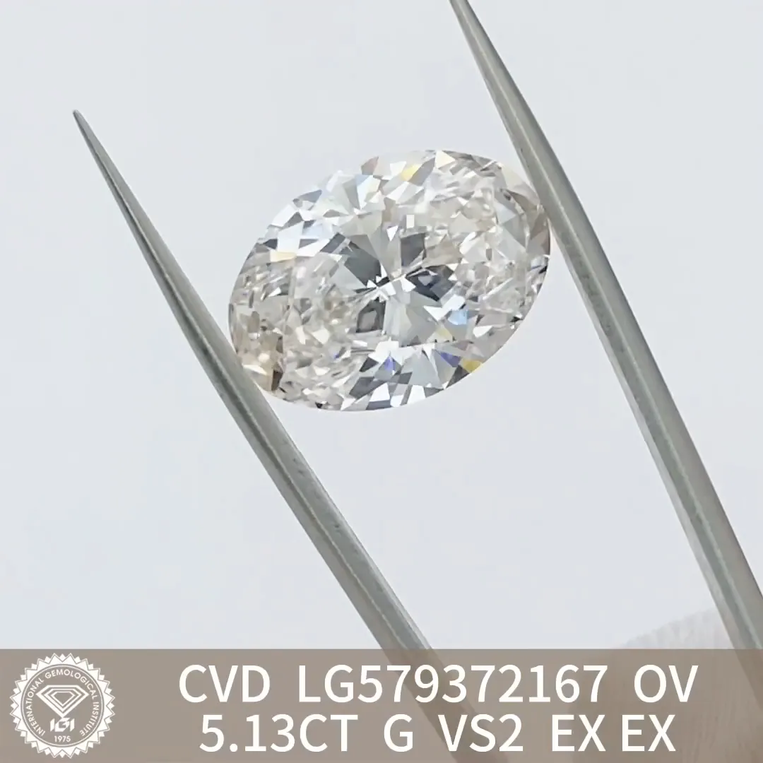 5 Carat Lab Grown Diamond - IGI Certified 4