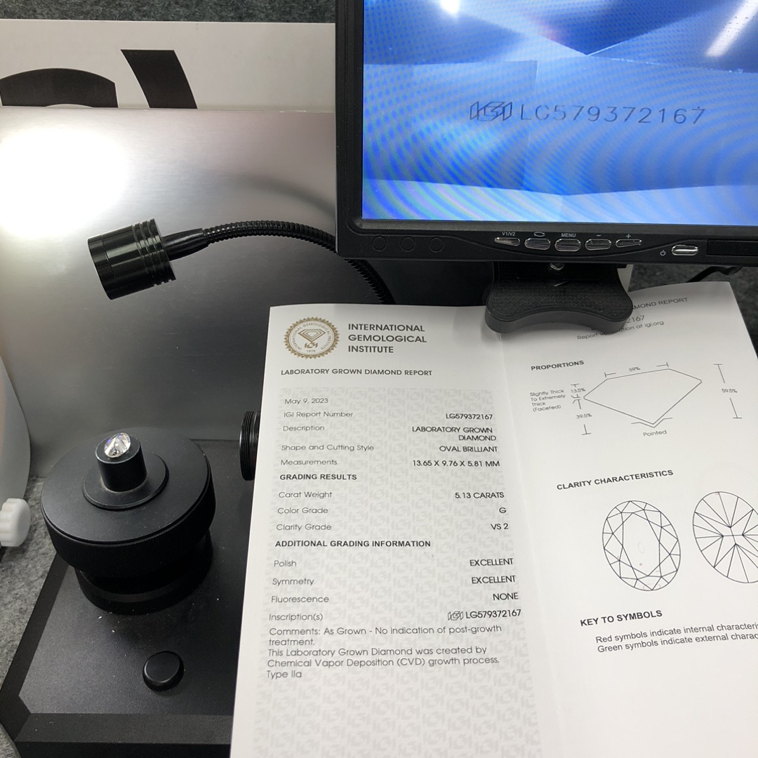 5 Carat Lab Grown Diamond - IGI Certified 13