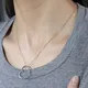 Customize Heart Shape 18K Gold Lab Diamond Necklace 7
