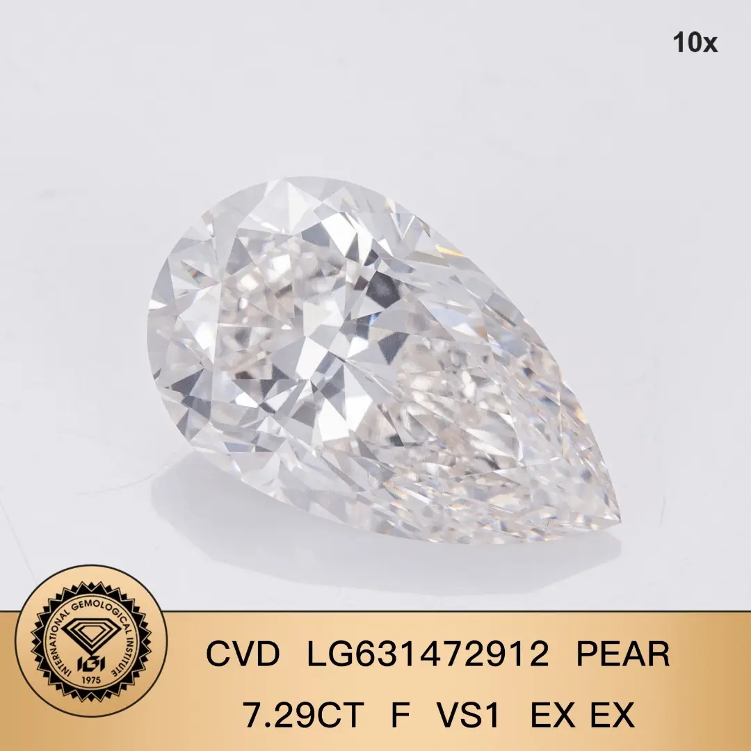 7.29CT Oval Lab Diamond | IGI Certified | Customizable | Messi Jewelry 6