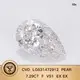 7.29CT Oval Lab Diamond | IGI Certified | Customizable | Messi Jewelry 6