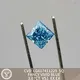 Customize Cut Princess 3.07CT VS1 Lab Grown Blue Diamond - Messi Jewelry 6