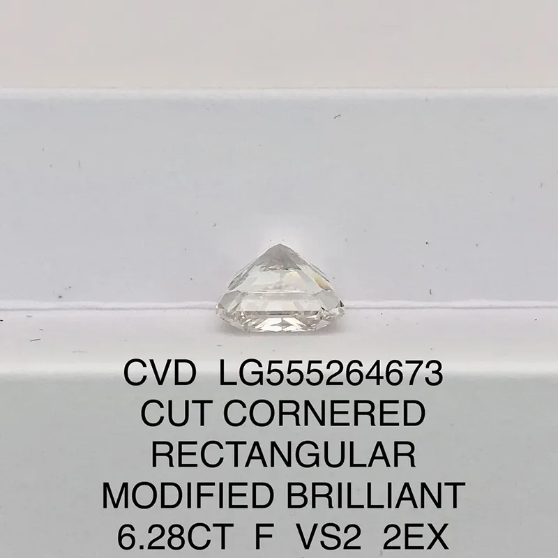 6,28CT Cushion Cut Lab Diamond By Messi Jewelry 3