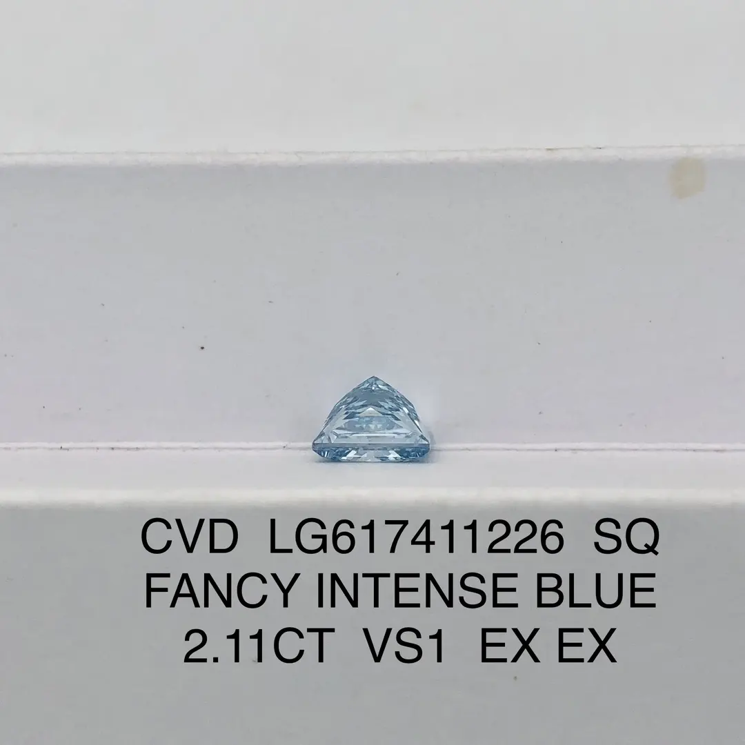 Princess Lab Diamond with IGI Certificate - Messi Jewelry 7