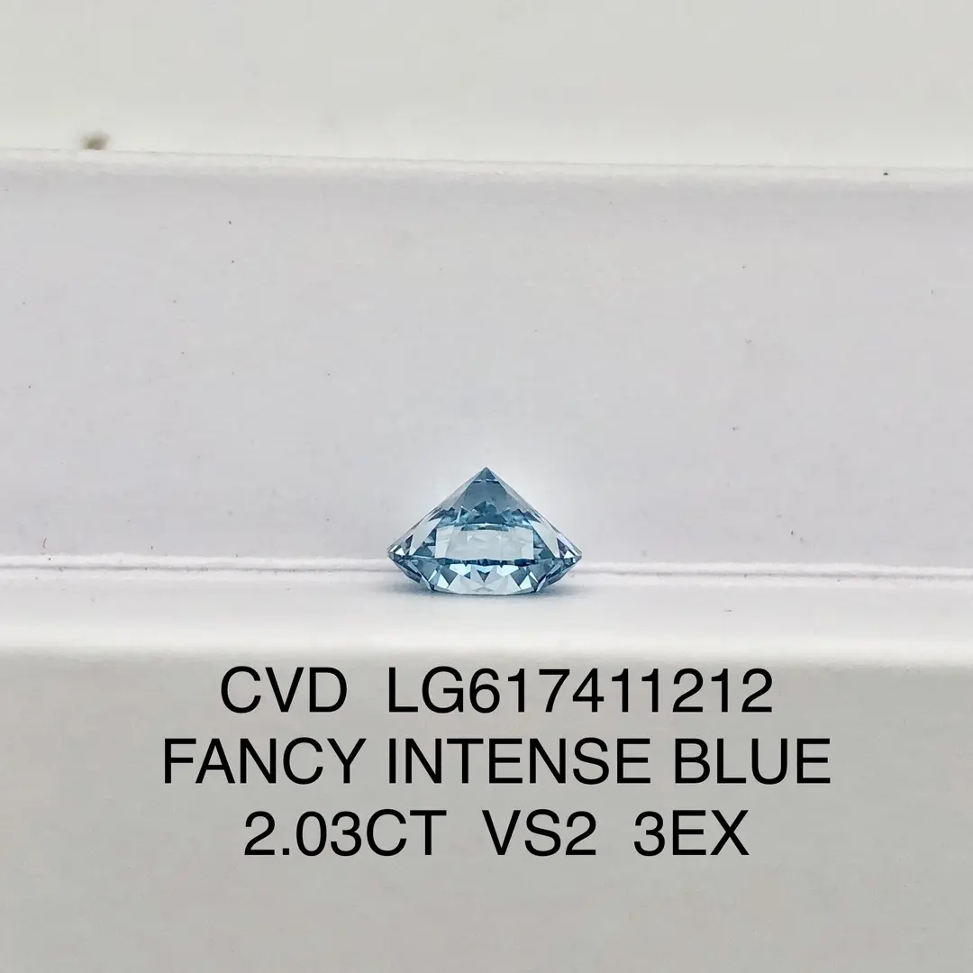 IGI Certified 2.01CT Round Cut Lab Diamond 7