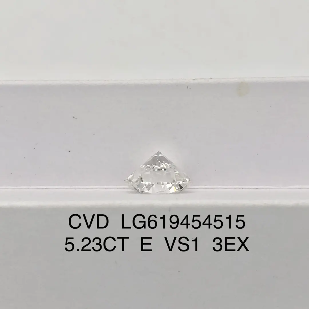 5.23CT Round Lab Diamond - IGI Certified & Perfectly Cut 5