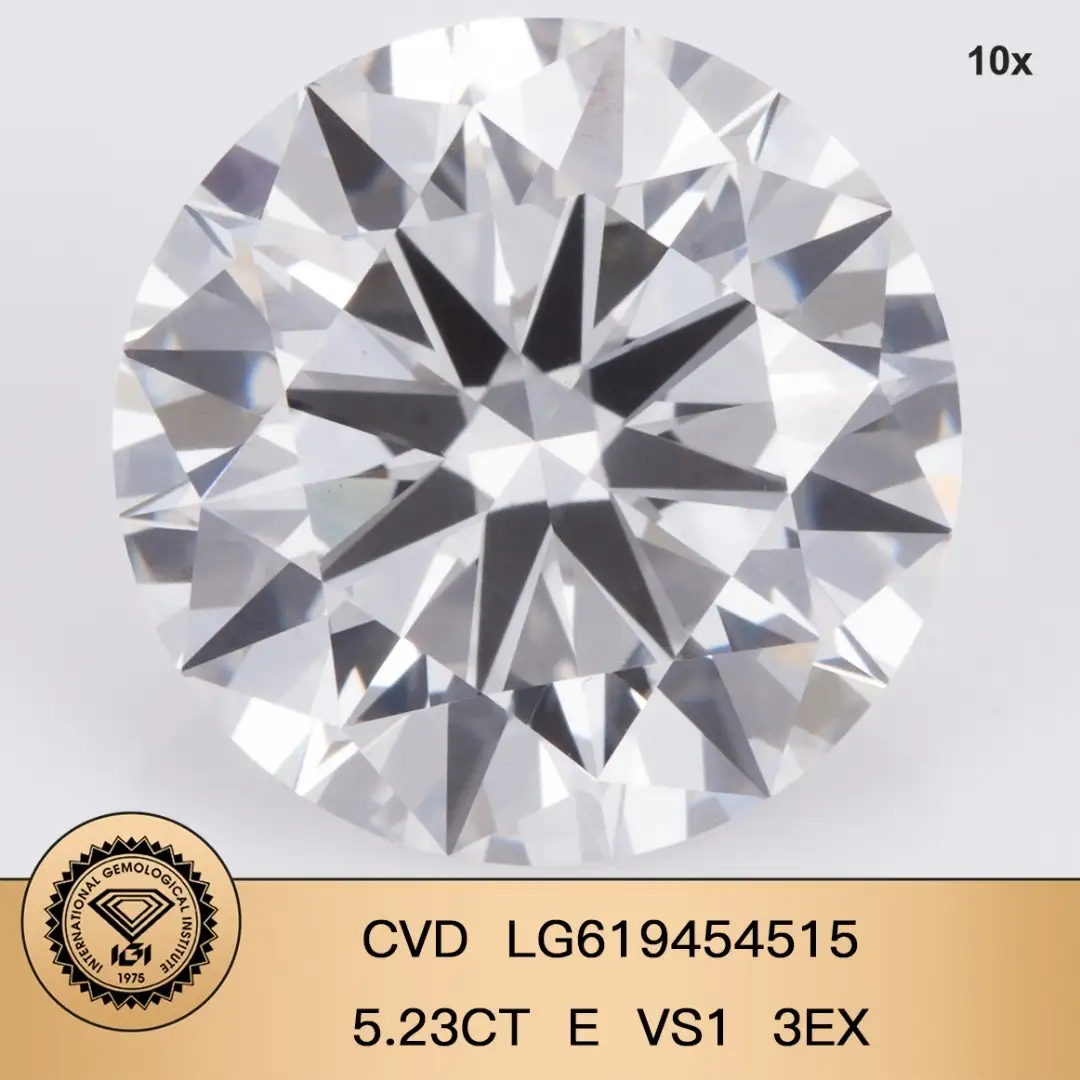 5.23CT Round Lab Diamond - IGI Certified & Perfectly Cut 6