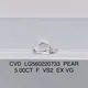 5.00CT Pear Lab Diamond - Customizable High-End Jewelry 5