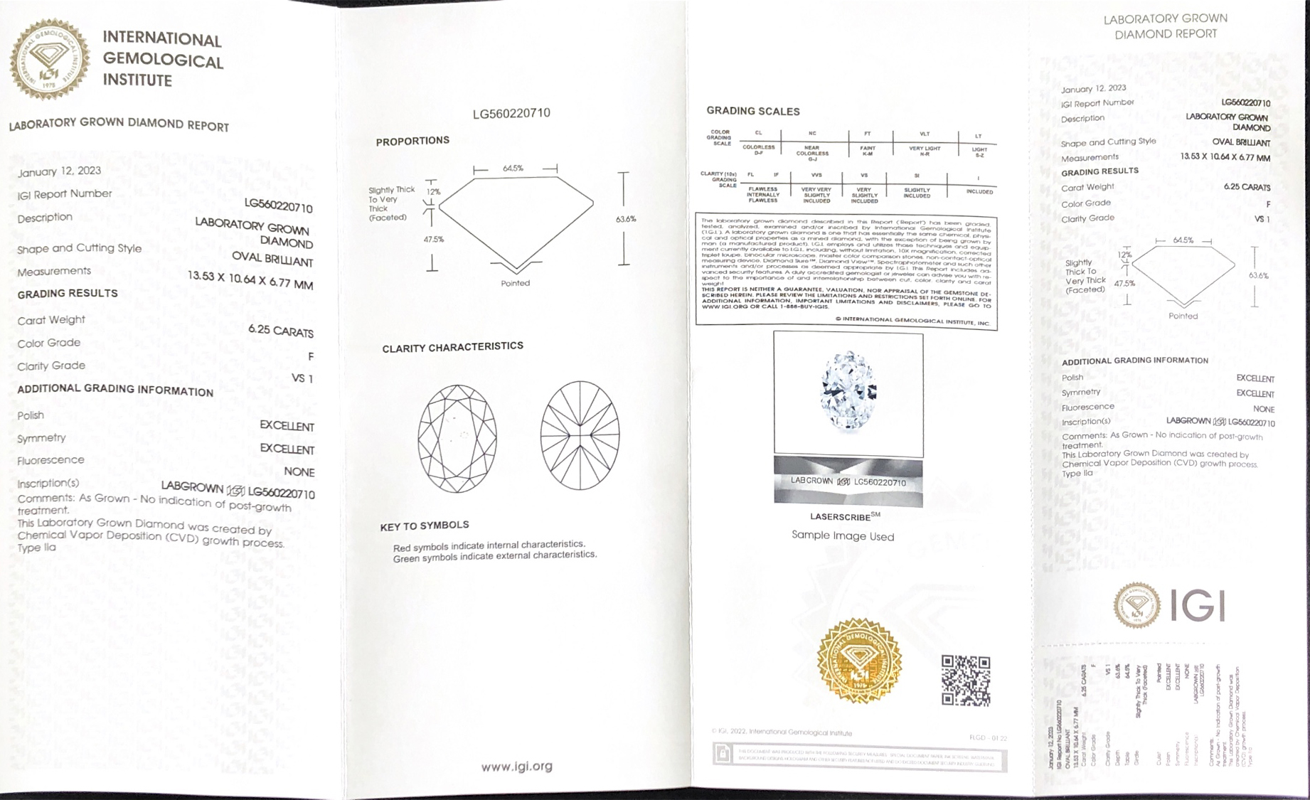 Disesuaikan Makmal Tumbuh Diamond CVD Oval Cut 6.25CT F VS1 EX EX LG560220710 Pengeluar Dari China | Barang Kemas Messi 8
