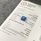 Lab Grown 1.53CT Light Blue Emerald Diamond 6
