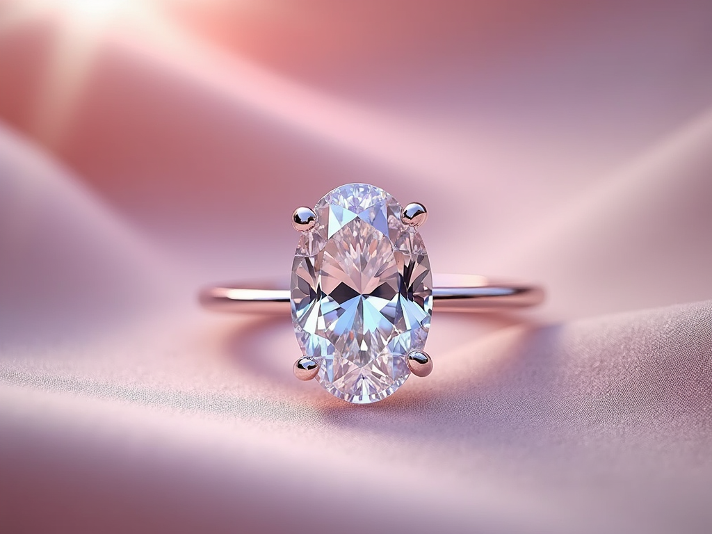 Lab Grown Oval Engagement Rings