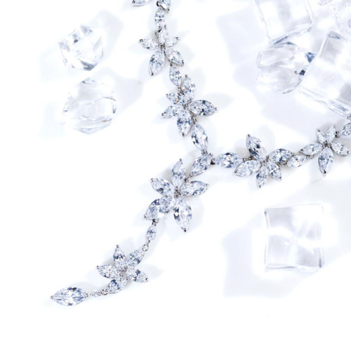 Lab Diamond Necklace-Messi Jewelry