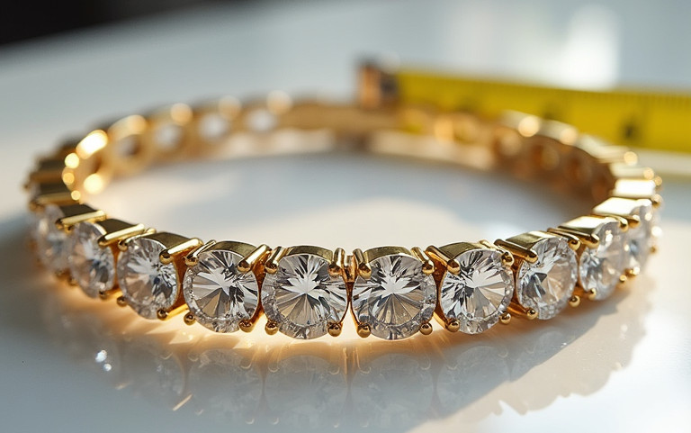 Lab Created Diamond Bracelet- Messi Jewelry