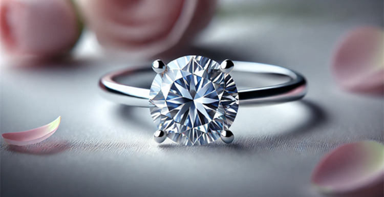 CVD Diamonds Engagement Ring