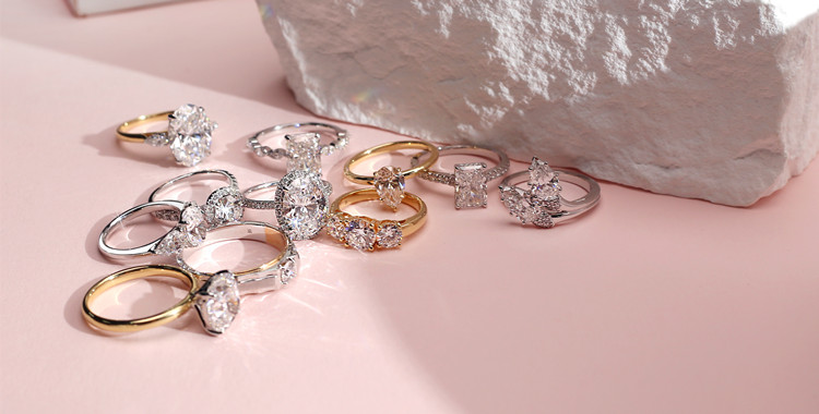 Lab Diamond Rings-Messi Jewelry