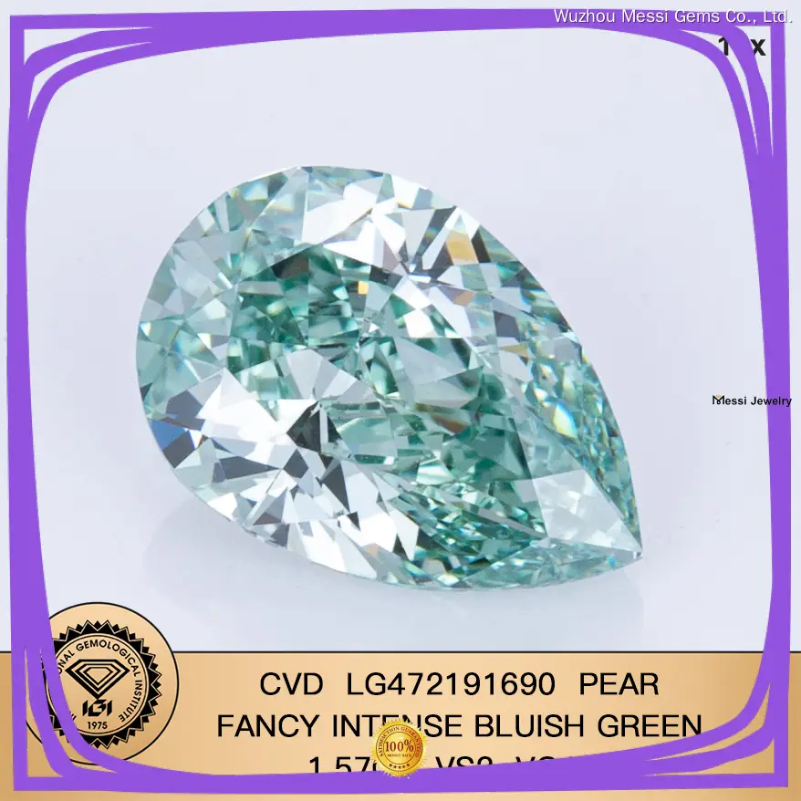 Lab Grown Diamonds: 0.3-10 ct, Daily Updates, IGI Certified (Synthetic Green Diamond) 1