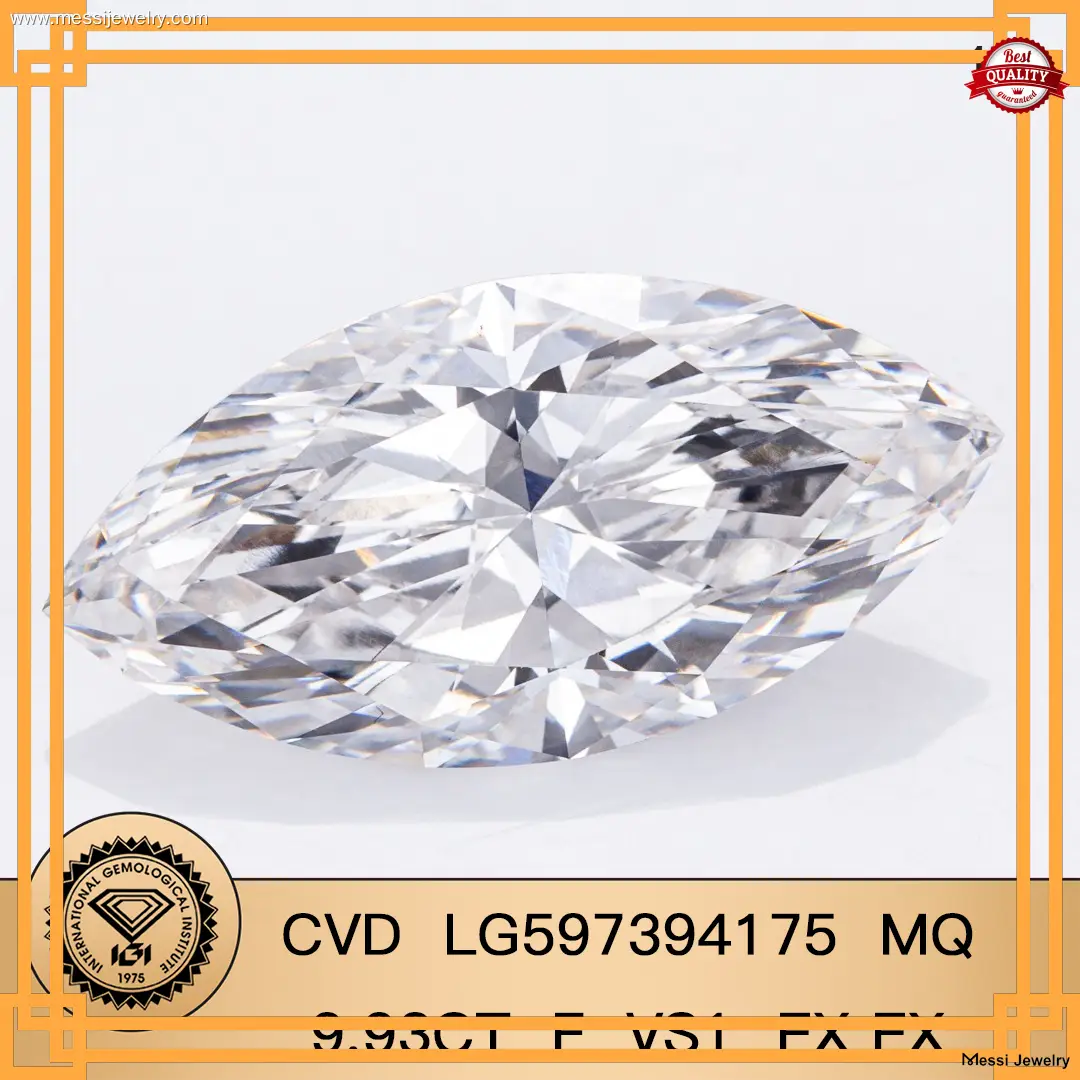 2ct Marquise Lab Diamond - IGI Certified - Custom Sizes and Shapes 1