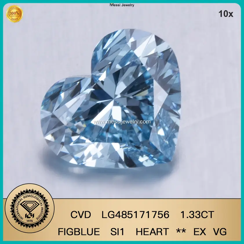 Lab Grown Heart Diamonds: IGI Certified, 0.3 ct - 10 ct. Daily Updates Available 1
