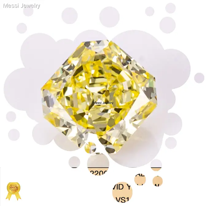 Lab Created Yellow Diamonds - 0.3 ct to 10 ct, Daily Update List, GMID Certificate 1