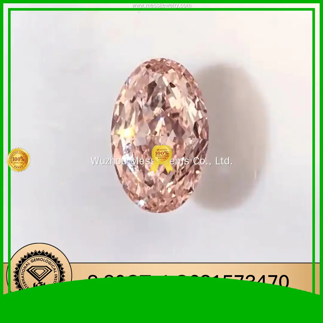 Custom Oval Fancy Pink Lab Diamond 8.80ct - IGI Certified 1