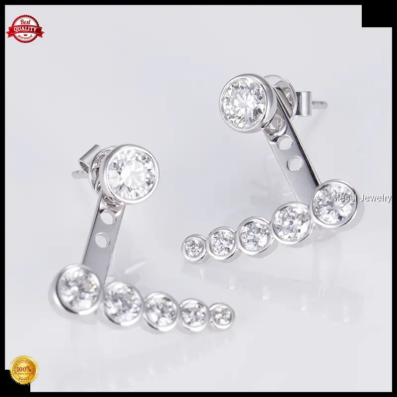 Lab Grown Diamond Earrings - 0.6ct 14k Gold Women's Studs 1