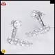 Lab Grown Diamond Earrings - 0.6ct 14k Gold Women's Studs 1