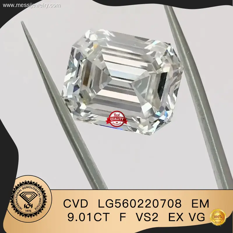 9.01CT Emerald Lab Diamond - IGI Certified & Perfect Cut 1