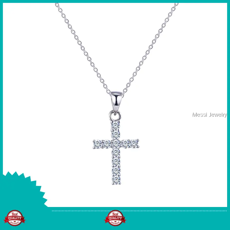 14K White Gold Lab Diamond Tennis Necklace 1