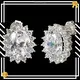 Messi Jewelry Classic Elegant Moissanite Earrings, 14k/18k Gold 1