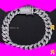 925 Silver Moissanite Cuban Link Bracelet - Stable & Durable 1