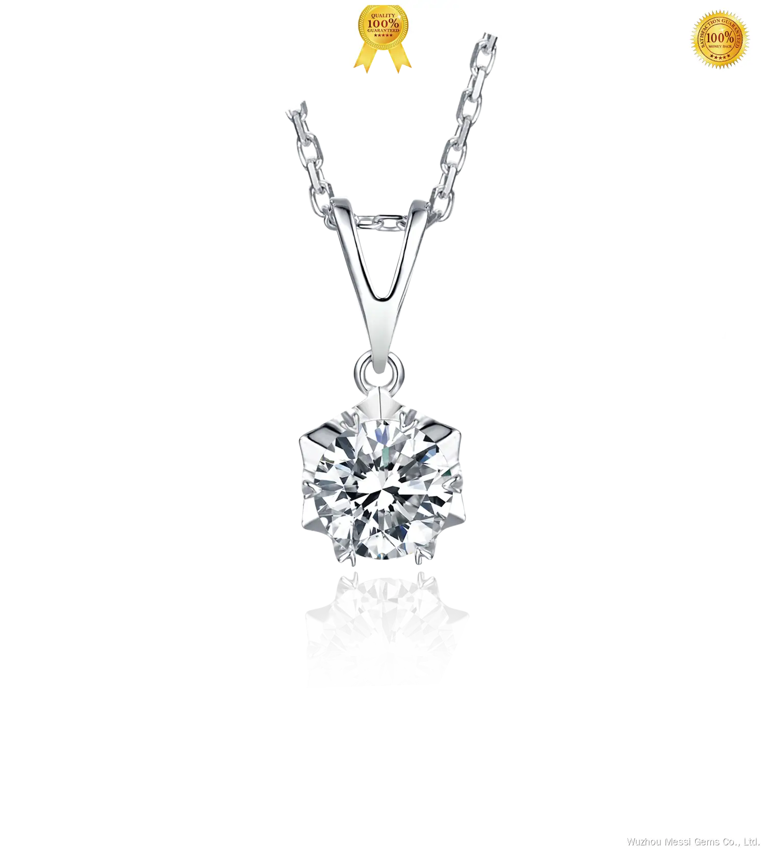 High-Tech Wholesale Moissanite Diamond Necklace for Fine Jewelry 1