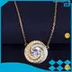 Custom 14k Gold Moissanite Necklace 1