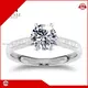 2021 Messi Gems MS-126 Elegant White Gold Engagement Ring 1