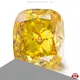 Customizable Messi Lab Grown Yellow Diamond - Cushion Cut 1
