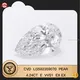 4.24ct E VVS1 Pear Lab Diamond - IGI -certificeret - Tilpas dine egne 1