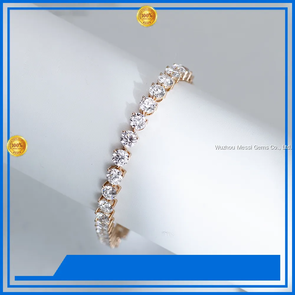 Customize Lab Grown Diamond Tennis Bracelet - Messi Jewelry 1