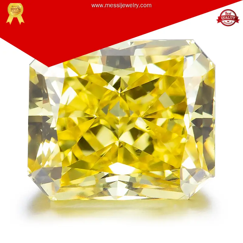Radiant Lab Diamond: Messi Jewelry Synthetic Diamond 1