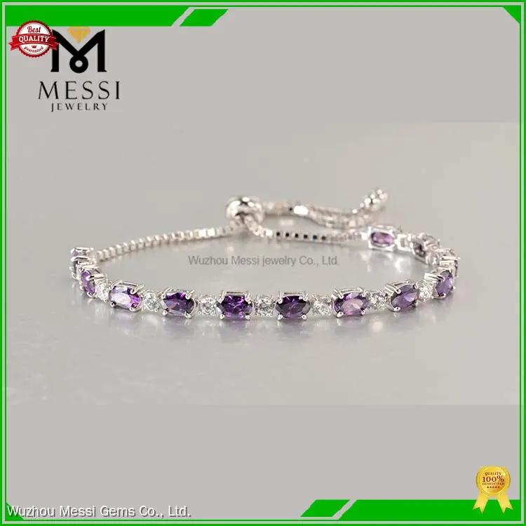 Emerald & Moissanite Gem Bracelet 1