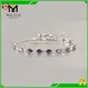 Emerald & Moissanite Gem Bracelet 1