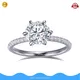 Messi Gems 1Ct DEF Moissanite Rose Gold Wedding Band 1