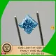 Customize Cut Princess 3.07CT VS1 Lab Grown Blue Diamond - Messi Jewelry 1