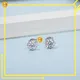 925 Sterling Silver Moissanite Earrings 1