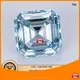 10,46ct Fancy Greenish Blue Smerald Cut Lab Crown Diamond Crown With IGI Cert 1