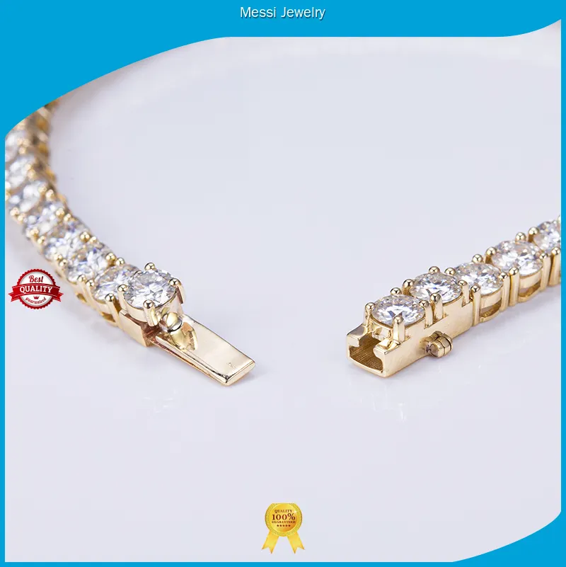 MS-459 10K Rose Gold Moissanite Bracelet - High Quality & Cost Effective 1