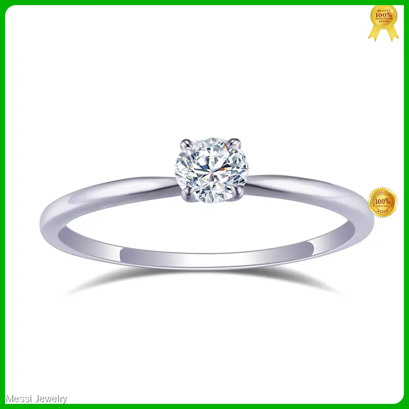 Messi Gems MS-513 925 Silver Moissanite Ring 1
