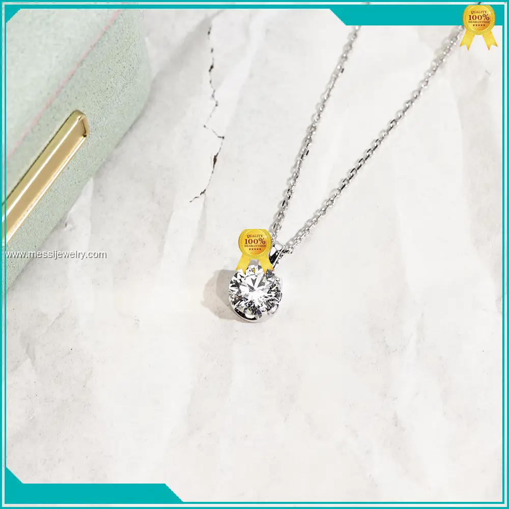 Customize Lab Diamond Tennis Necklace - Messi Jewelry 1